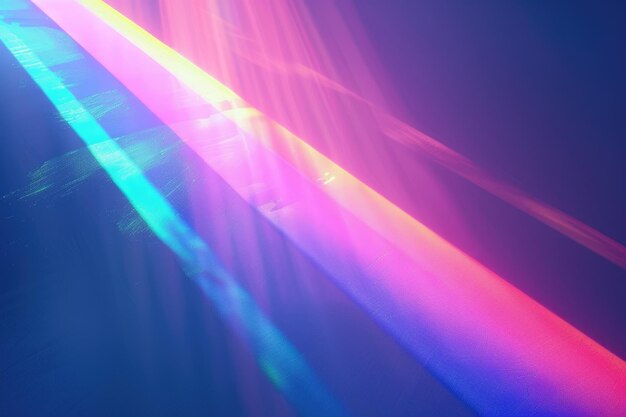 Foto luz de arco iris abstracta luz de espectro