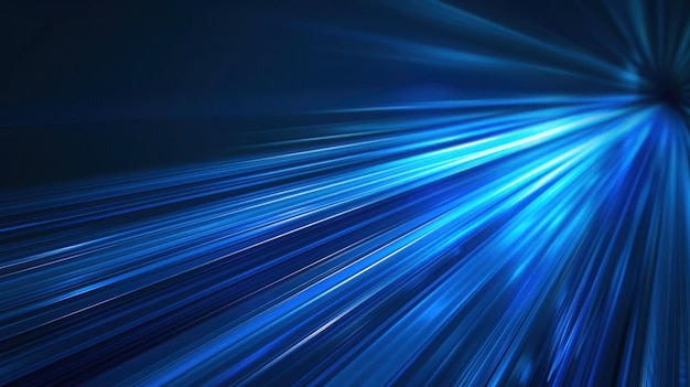 una luz azul que está en un fondo negro