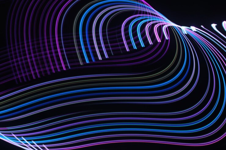 Foto luz de una banda de frecuencia específica que pueda transmitir con precisión información y comandos