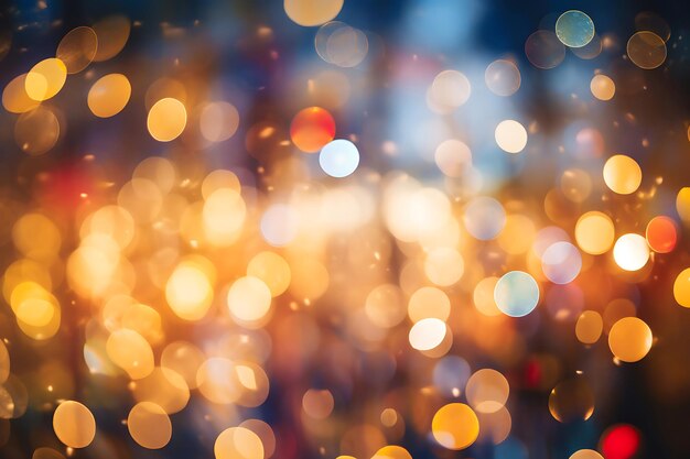 Luz Bokeh desenfocada Fondo borroso