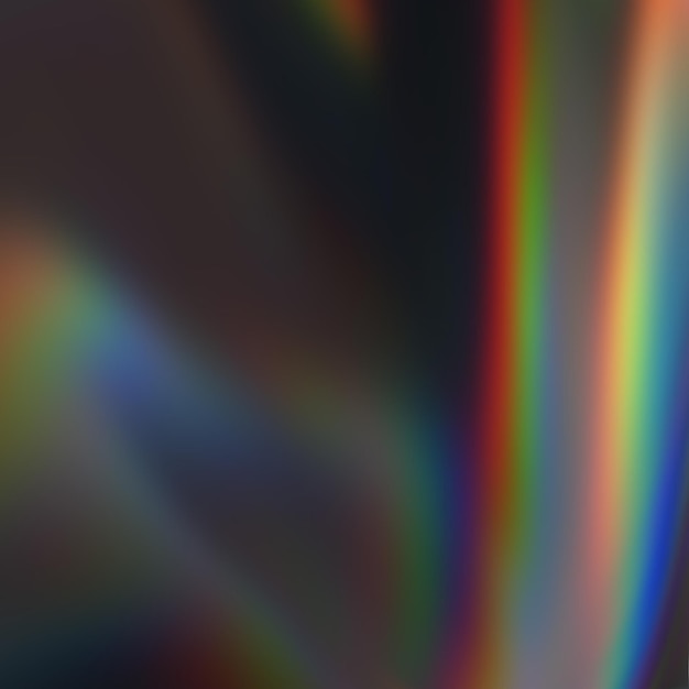 La luz borrosa colorida se filtra en el fondo digital abstracto
