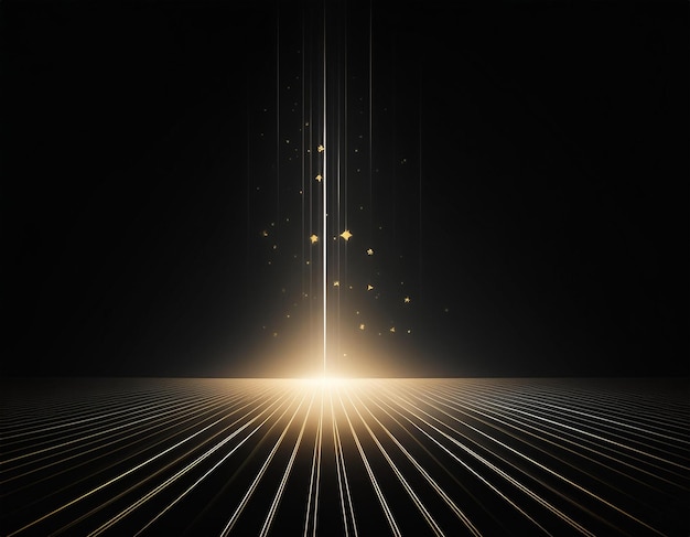 una luz brillante está brillando en un fondo oscuro