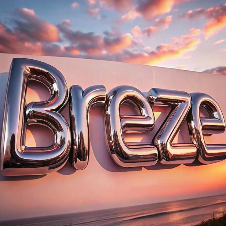 Foto la luz de la brisa suave y la tipografía aireada