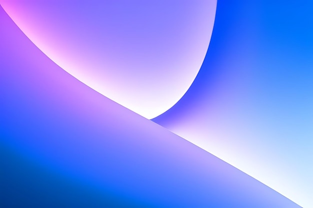 una luz de color azul y púrpura que se enciende