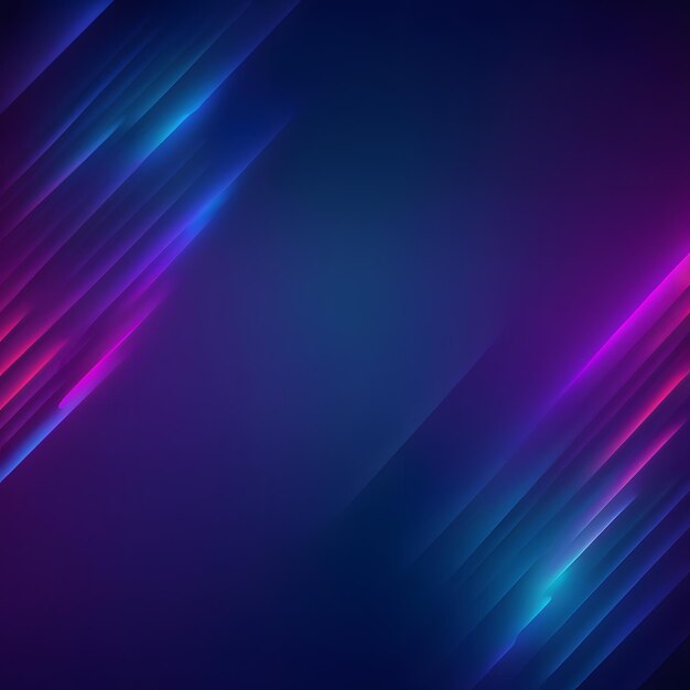 Luz de néon LINE papel de parede de fundo com gradiente de forma colorida