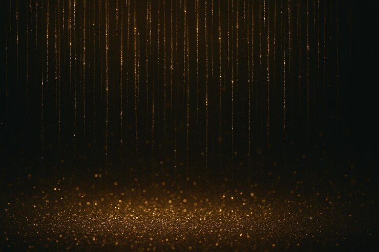 Luz Dourada e Partículas Brilhantes
