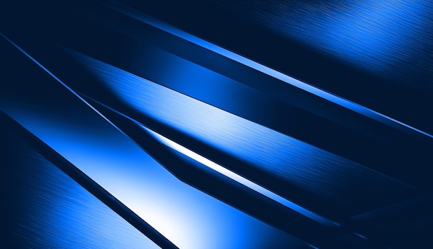 La luz de fondo de metal abstracto cae sobre la IA generativa de metal