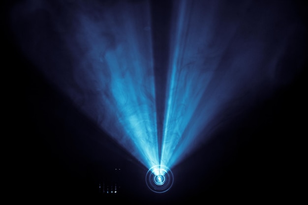 Luz iluminada por la noche