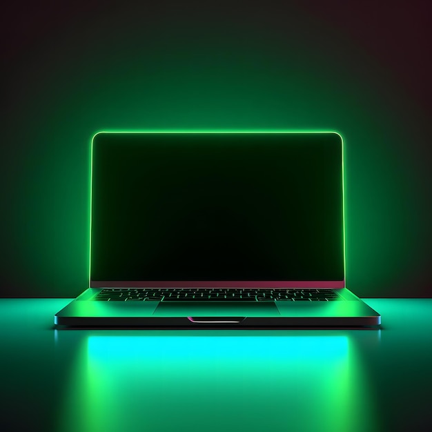 luz neon notebook