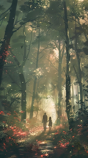 la luz de la noche por persona
