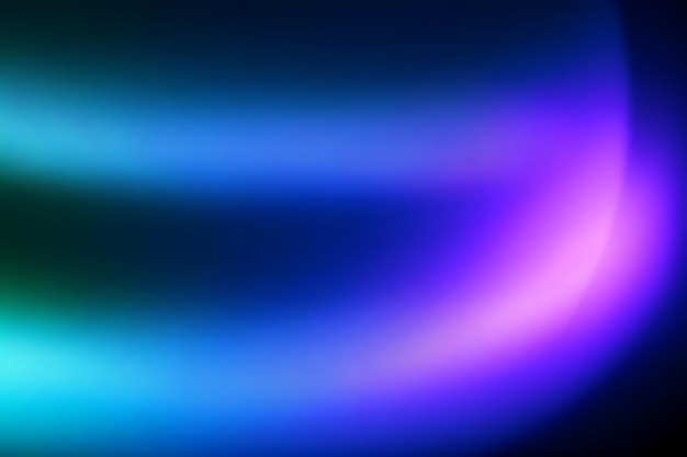 una luz púrpura y azul que está en un fondo negro