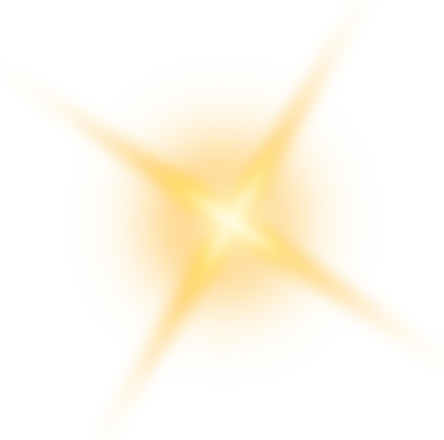 Luz solar brilho dourado elemento de efeito de luz