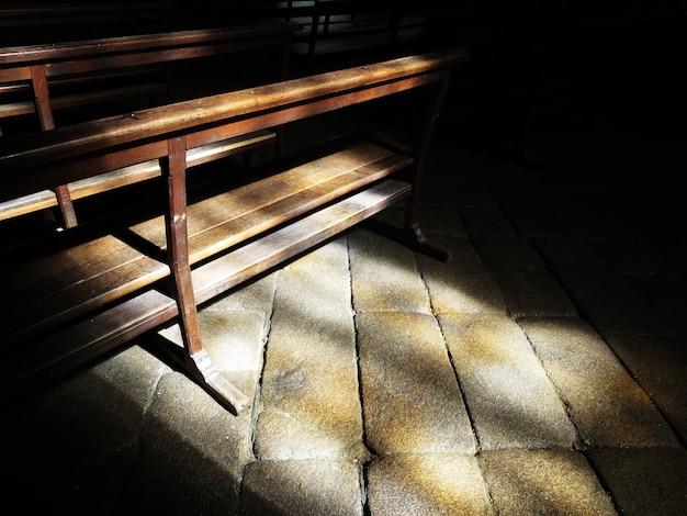 Luz solar da igreja