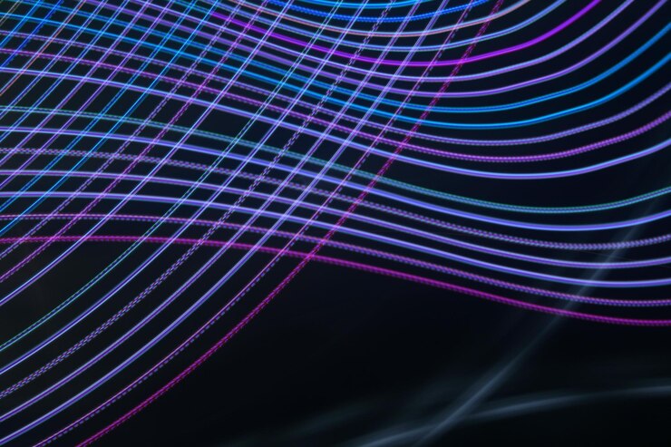Foto la luz tiene propiedades especiales de conducción increíbles capas de luz
