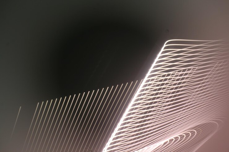 Foto la luz viaja a una velocidad constante.