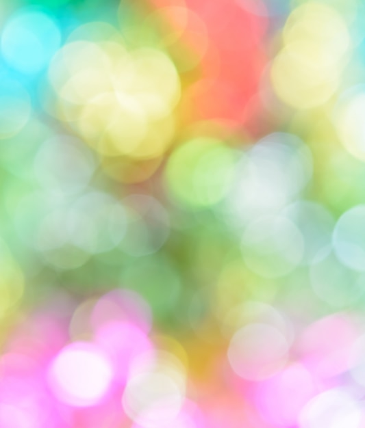 Foto luzes abstratas bokeh de fundo