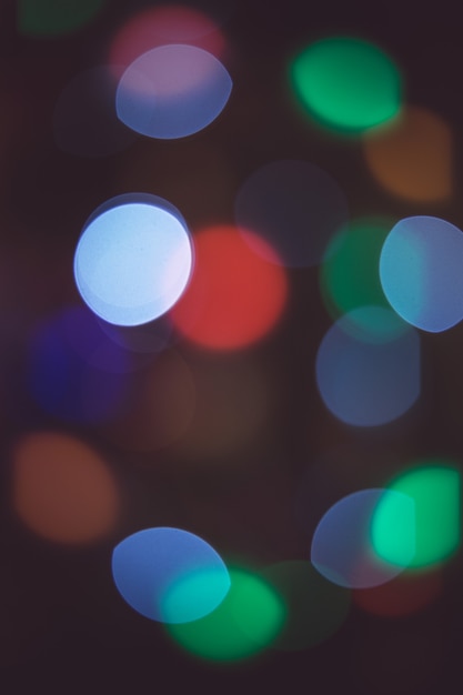 Luzes de bokeh. Fundo de Natal bonito.