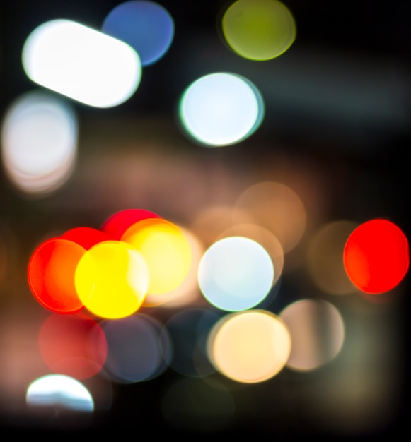 Luzes de bokeh