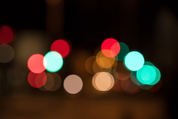 Luzes de bokeh