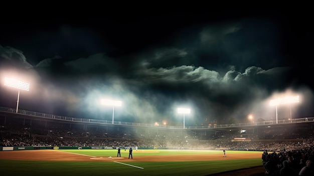 Luzes de estádio de beisebol