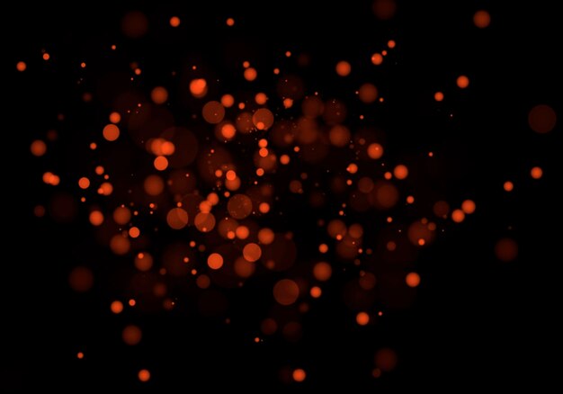 Foto luzes de fundo de estilo bokeh borrosas