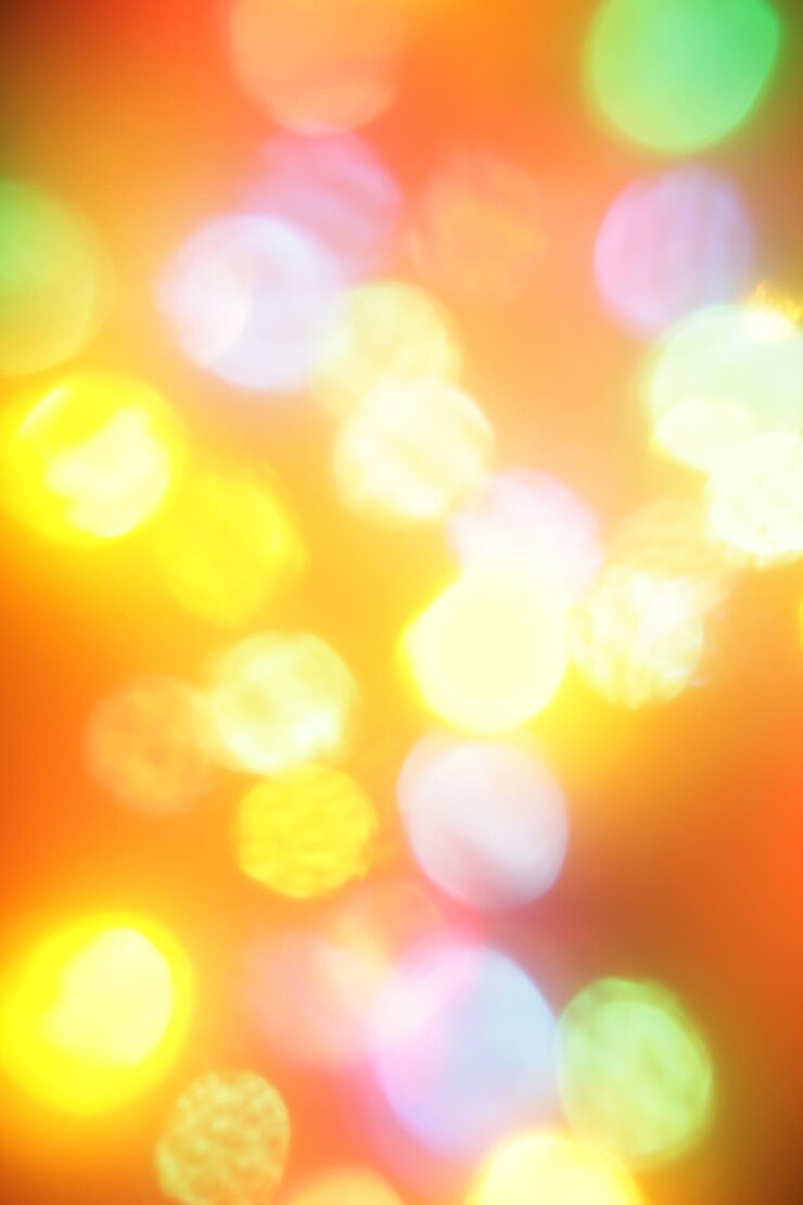 Foto luzes de natal coloridas