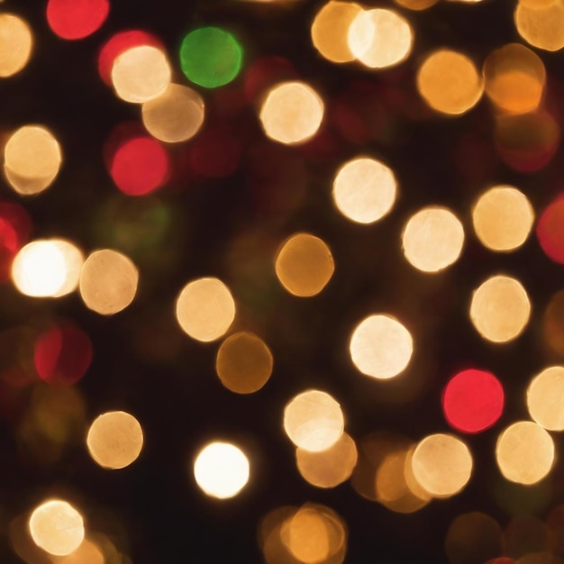 Luzes de Natal em bokeh