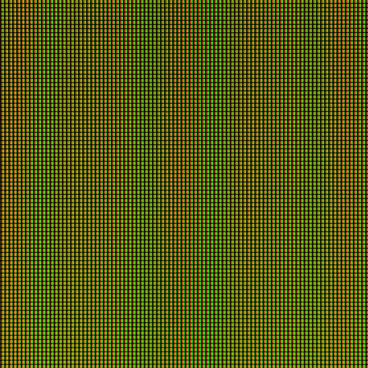 Luzes LED do painel de exibição da tela do monitor de computador LED.