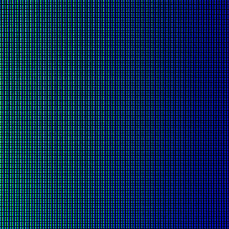 Luzes LED do painel de exibição de tela de monitor de LED de computador.