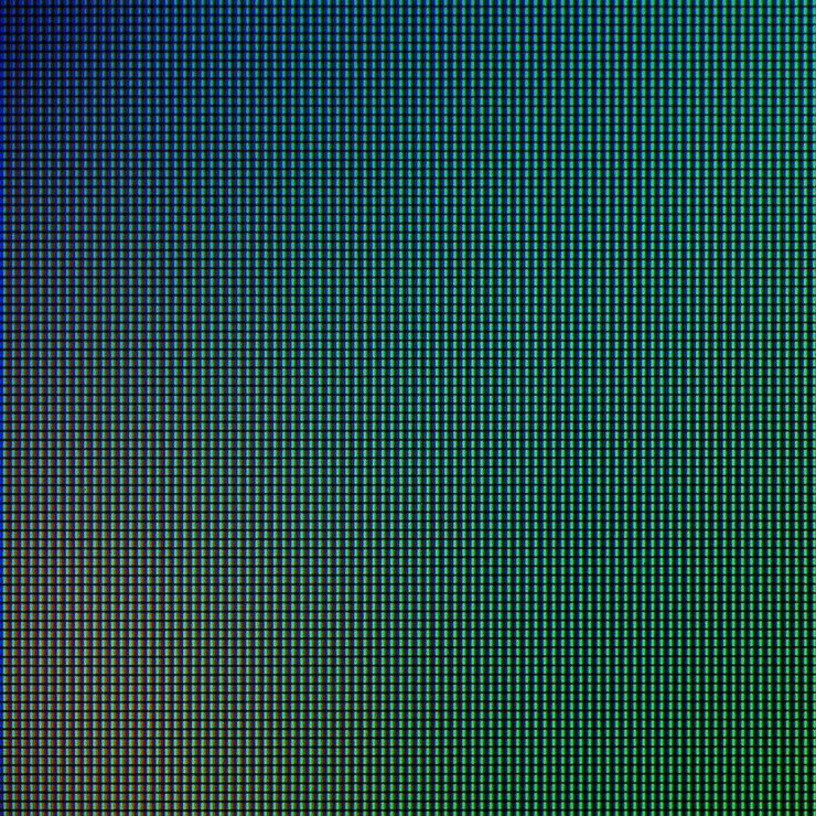 Luzes LED do painel de exibição de tela de monitor de LED de computador.