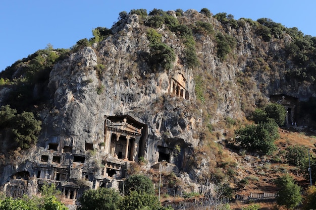 Lykische Gräber Türkei Fethiye Königsgräber