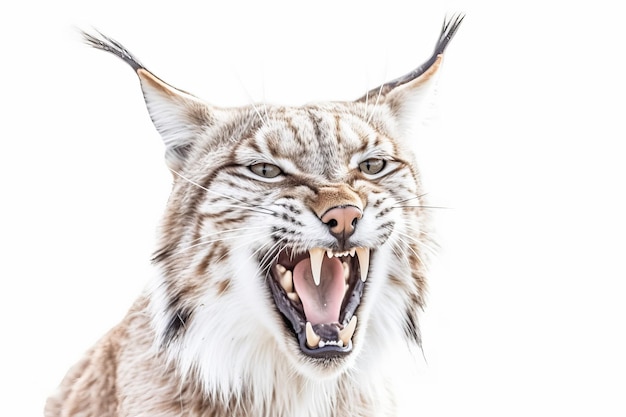 Lynx gritando closeup Gerar Ai