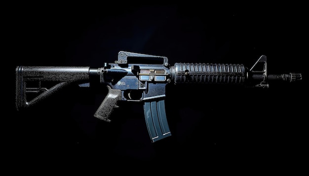 M4A1 fondo negro