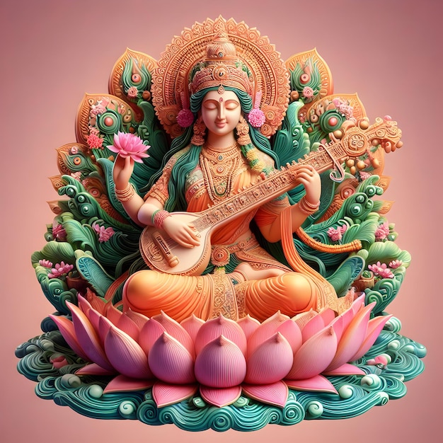 Maa Saraswati Deusa Saraswati