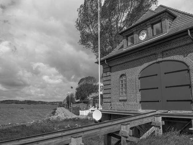 Maasholm en el río Schlei