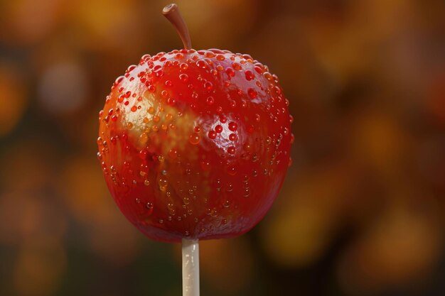 Foto maçã de caramelo