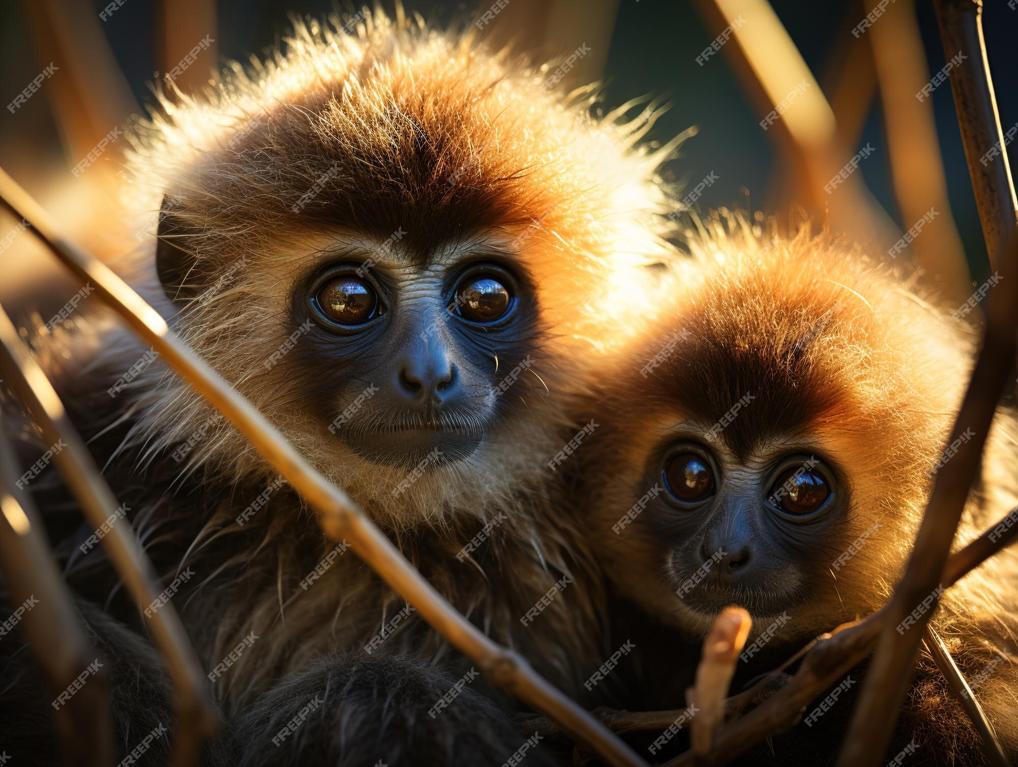 Fotografia Com Foco Raso Do Macaco Branco · Foto profissional gratuita