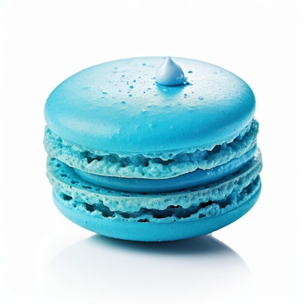 Foto macaron colorido isolado em branco