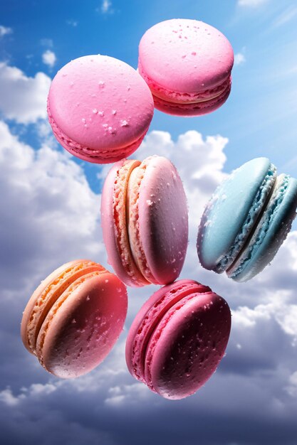 Macarons de colores vibrantes Arafly surcan el cielo impulsados por IA generativa