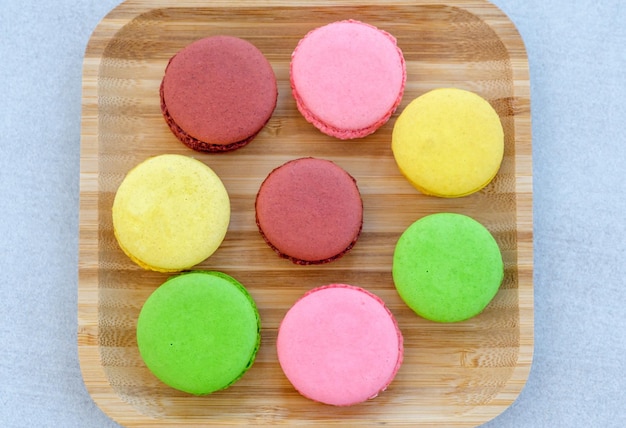 Macarons coloridos