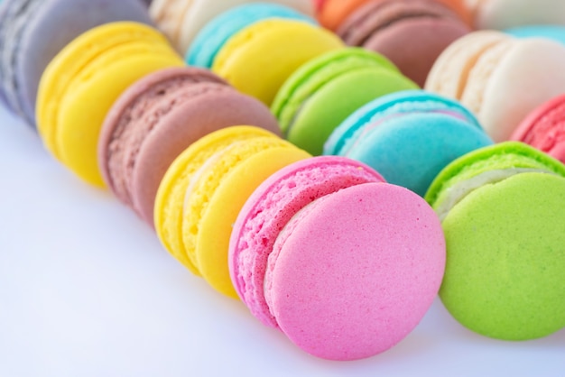 Macarons coloridos