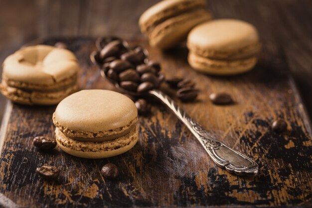 Macarons de café francês