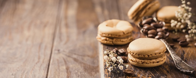 Macarons de café francês