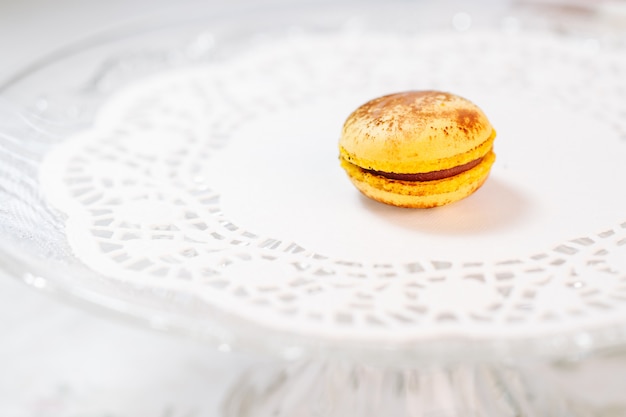 Foto macarons französisches gebäck