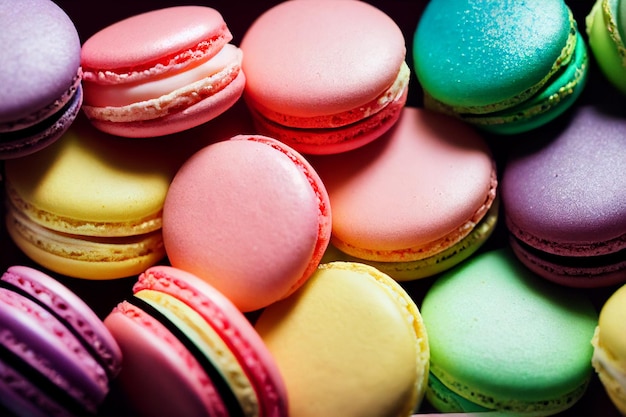 Macarons-Hintergrund