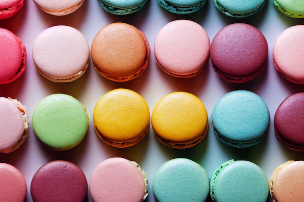 Macarons-Hintergrund