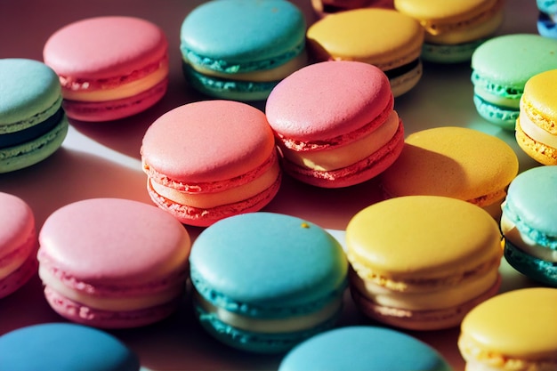 Macarons-Hintergrund