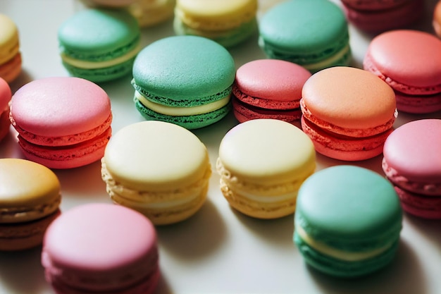 Macarons-Hintergrund