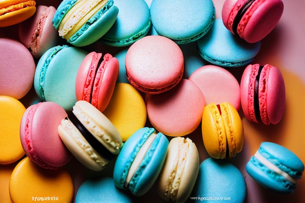 Macarons-Hintergrund