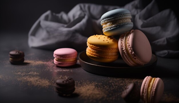 Macarons picantes con sabores atrevidos